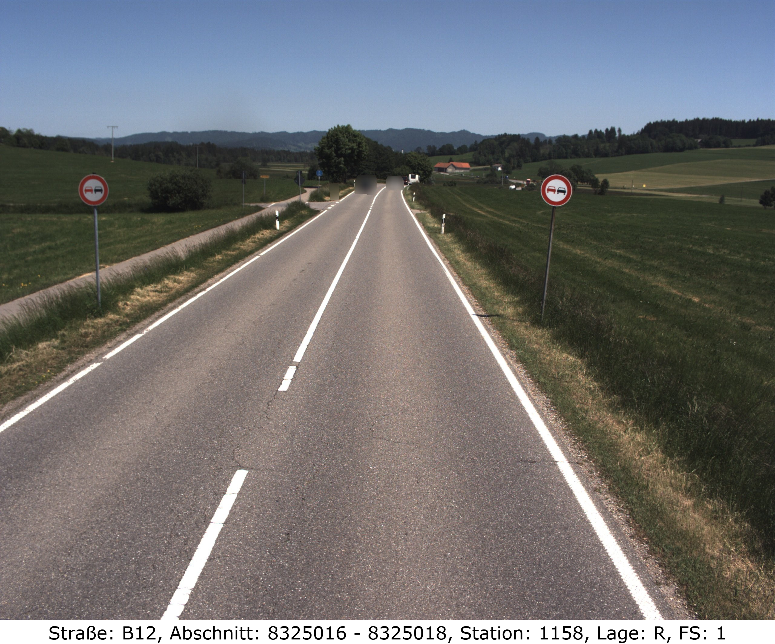 Das Foto zeigt die B 10 zwischen Eisenharz und Dorenwaid