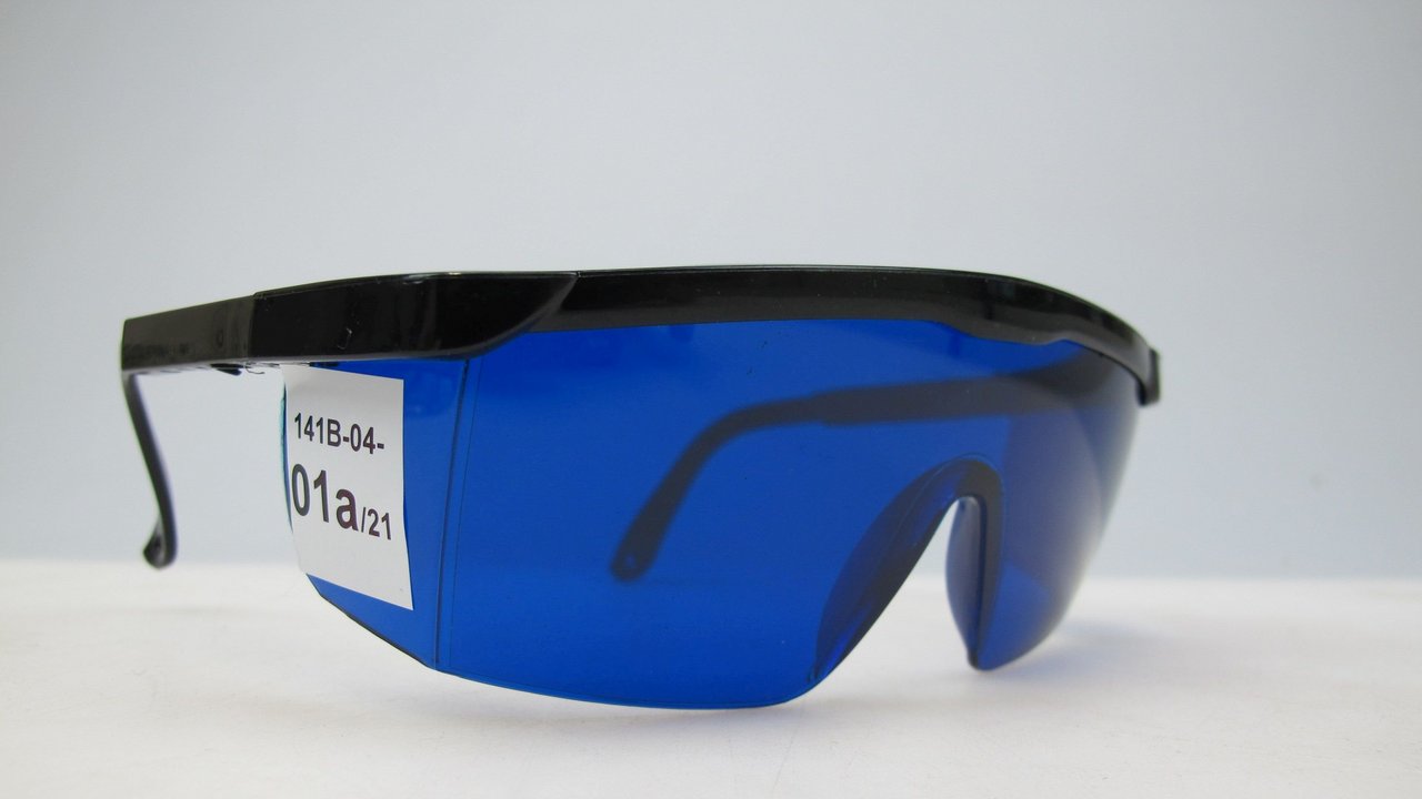 Blaue Laserschutzbrille