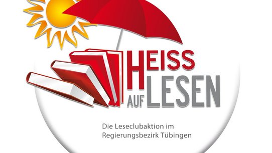 HEISS AUF LESEN - Logo mit Regierungsbezirk Tübingen
