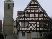 Fachwerkgebäude der Ortsbücherei Ofterdingen 