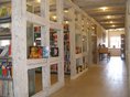 Stadtbücherei Riedlingen im Kapuzinerkloster - Fachwerk mit Medienregalen Stadtbücherei Riedlingen im Kapuzinerkloster - Fachwerk mit Medienregalen