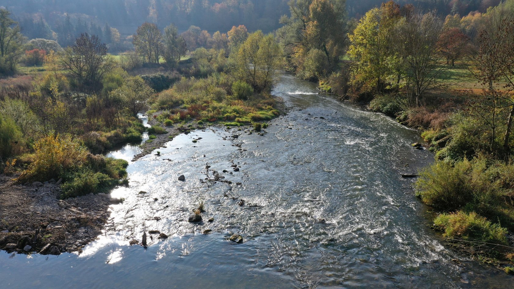 Blick auf den Neckar bei Börstingen