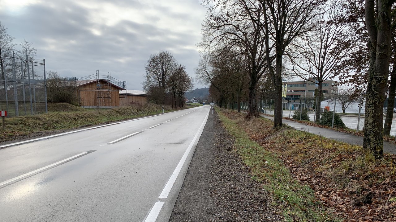 Das Foto zeigt den Rückbau der L 370