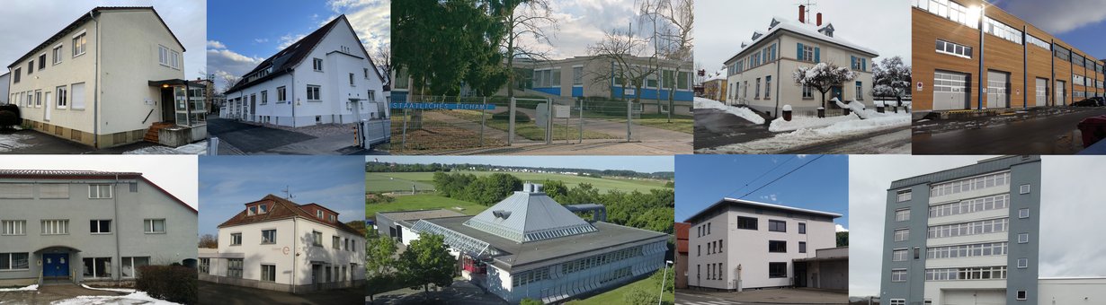 Collage der Betriebsstellen