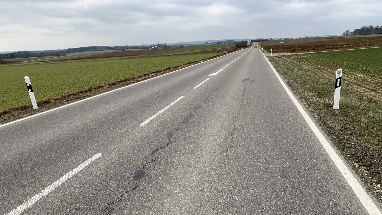 B 465 bei Münsingen