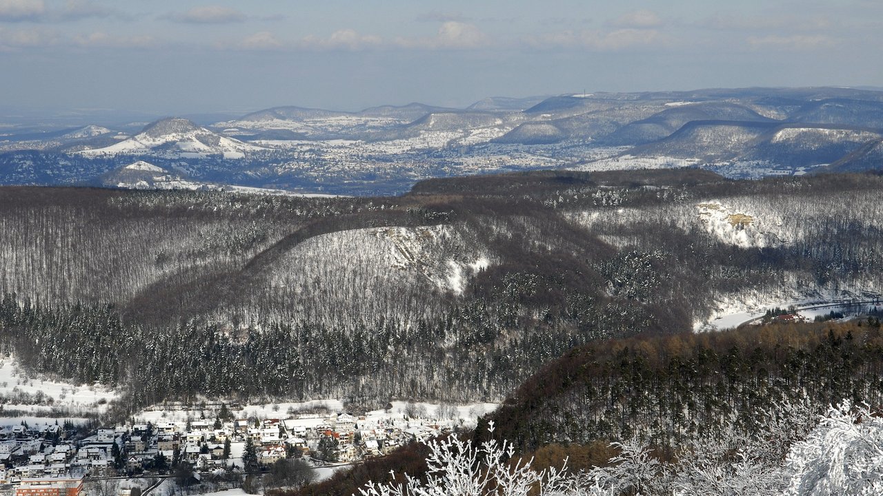 Blick vom Rossfeld nach Osten