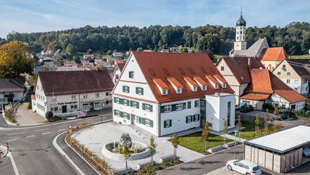 Gasthof Post, Eberhardzell, Drohnenfoto