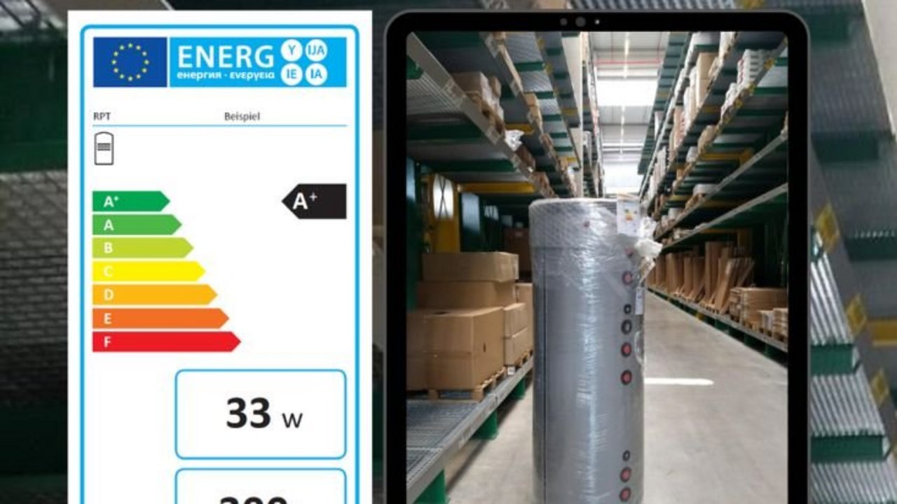 Energielabel und Warmwasserspeicher