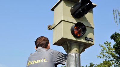 Eichung einer Geschwindigkeitsmessanlage