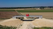Juli 2022: Bauwerk 6 wird später den Westernacher Weg über die neue B 311 überführen