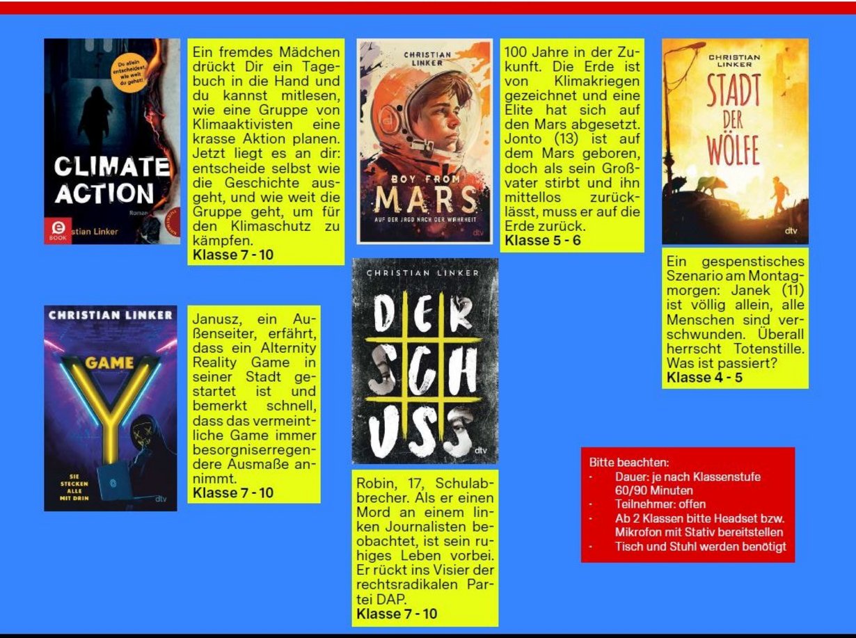 Auszug aus der Programmseite der Veranstaltungsreise 2025 mit Christian Linker