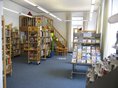 Stadtbibliothek "Alte Schule" Sigmaringen - Kinderbereich Kinderbereich mit Spielturm in der Stadtbibliothek "Alte Schule" Sigmaringen