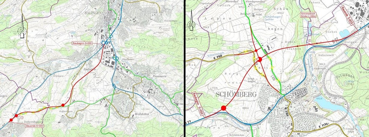 Pläne der Maßnahmen