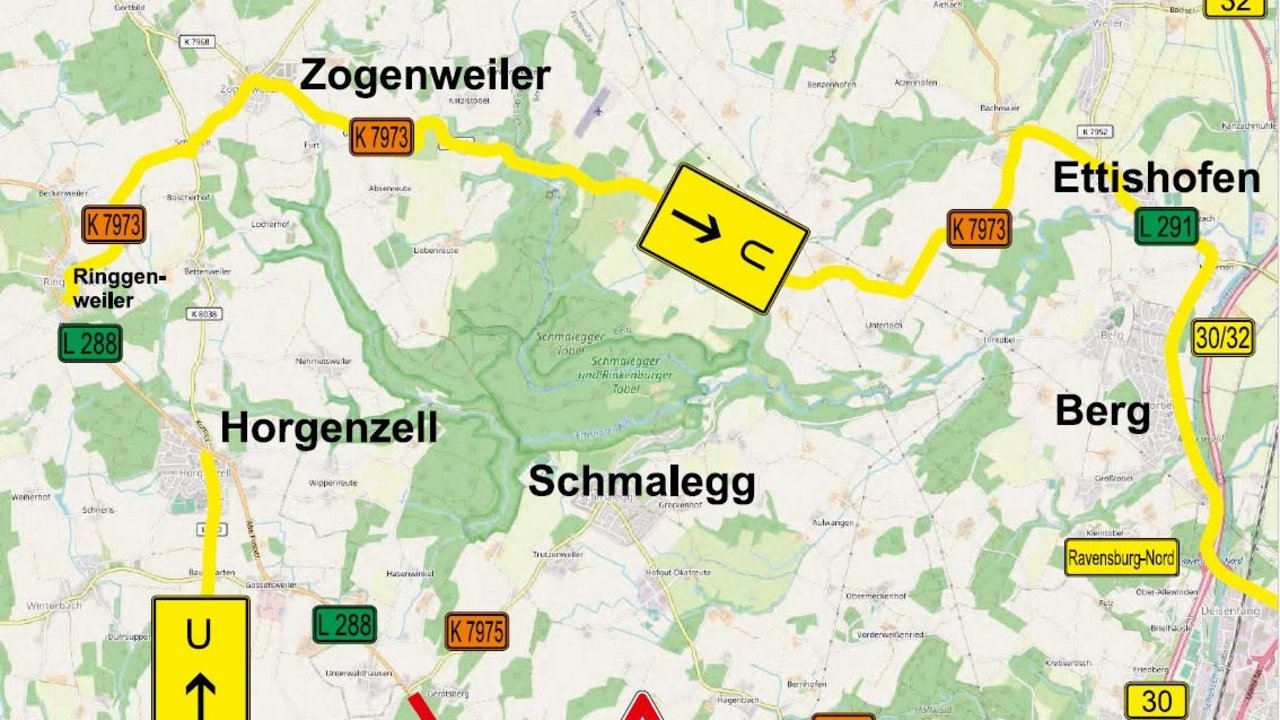 Symbolbild für einen Umleitungsplan