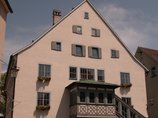 Stadtbibliothek Leutkirch im Kornhaus Rückseite des Kornhausgebäude der Stadtbibliothek Leutkirch