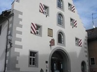 Gebäude der Stadtbücherei Pfullendorf in der Steinscheuer