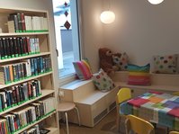 Kindersitz- und -bastelecke in der Stadtbücherei Bad Urach - Zweigstelle Ortsbücherei Sirchingen