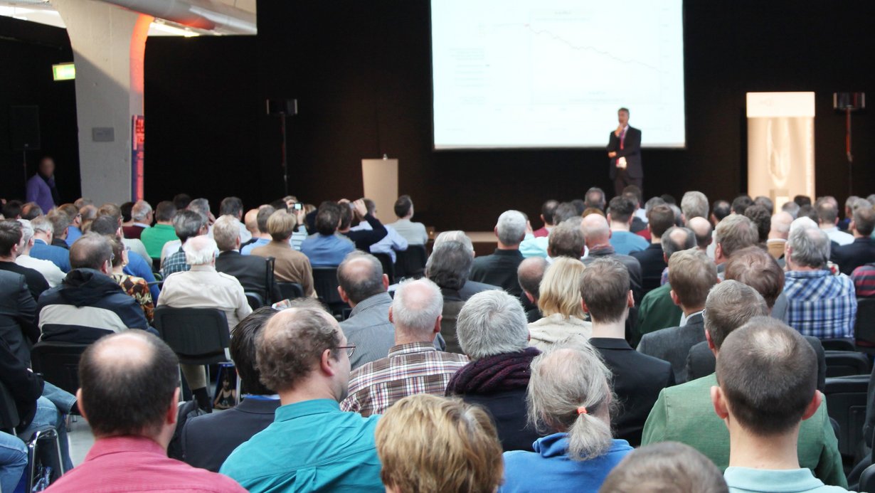 Blick in eine Bürgerinformationsveranstaltung