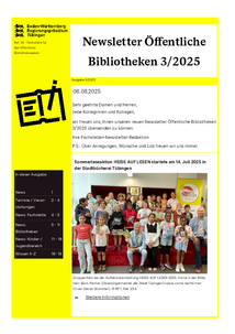 Newsletter Öffentliche Bibliotheken 3/2025 vom 06.08.2025