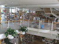 Stadtbücherei Tettnang - Sicht über die Geschosse