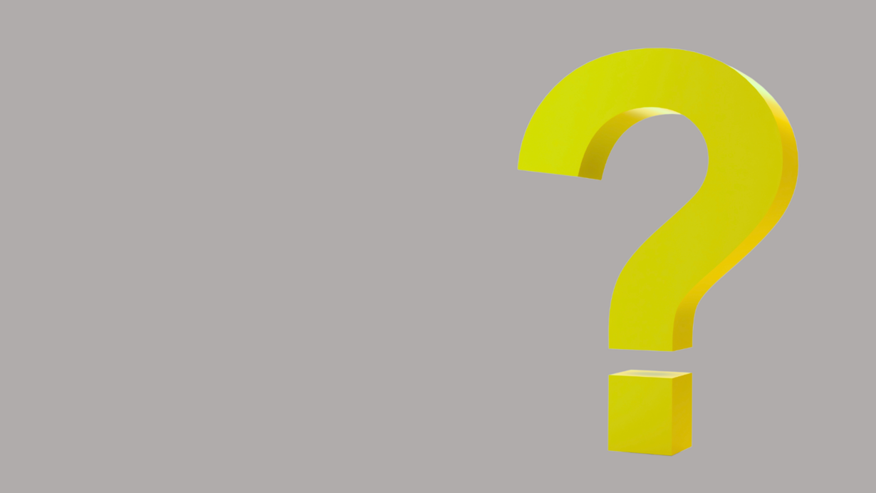 Symbolbild Fragezeichen