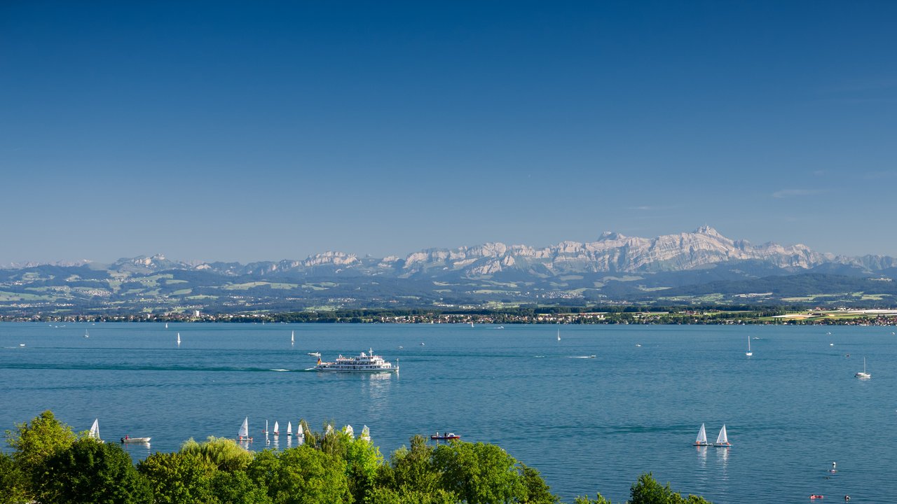 Blick über den Bodensee
