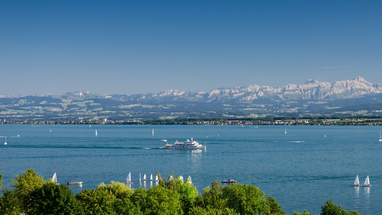 Blick über den Bodensee