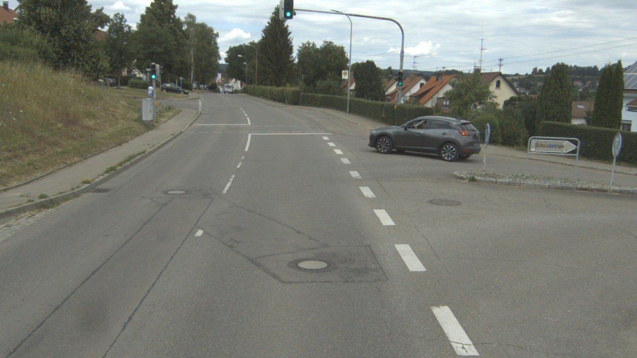 Das Bild zeigt die L 273 in Munderkingen