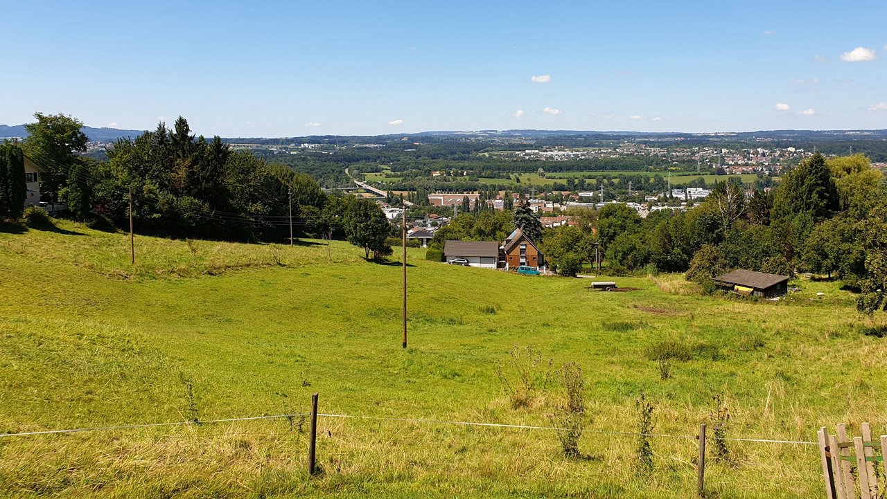 Blick auf die Landschaft bei Ravensburg und Umgebung