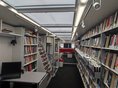 Ulm - Fahrbibliothek - innen Blick in das Innere der Fahrbibliothek Ulm