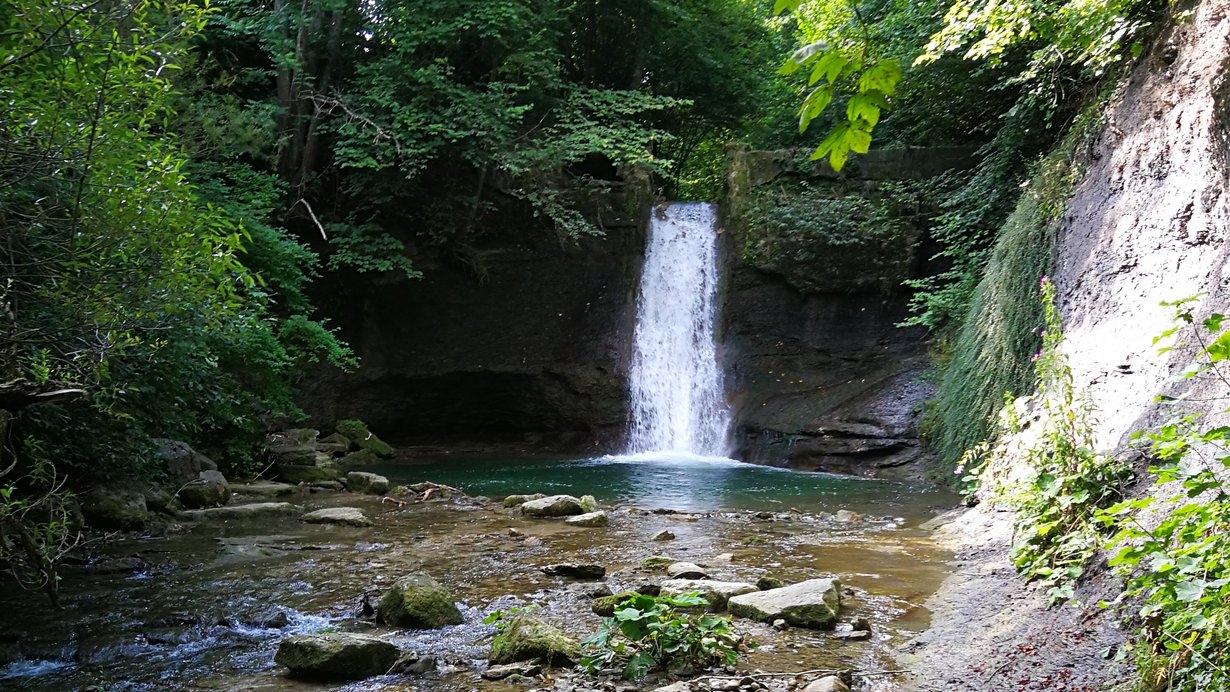 Wasserfall an der Eyach