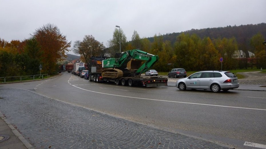 Verkehrliche Situation am Bahnübergang