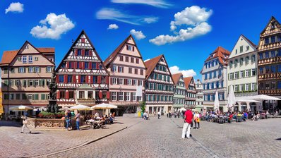 Fachwerkhäuser in Tübingen