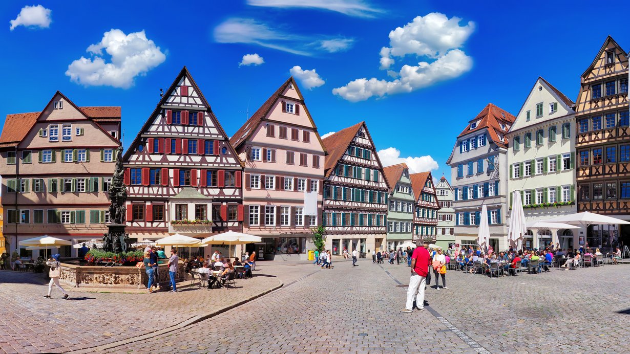 Fachwerkhäuser in Tübingen