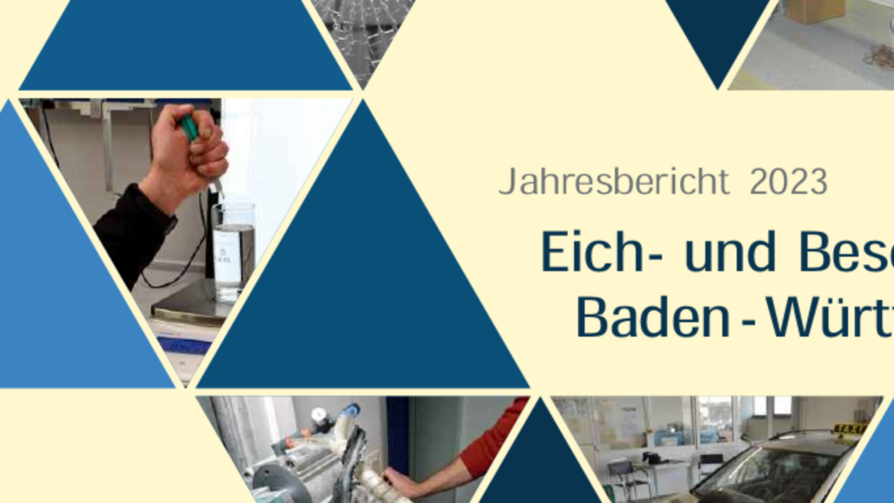 Das Foto zeigt die Titelseite des EBBW-Jahresberichts 2023