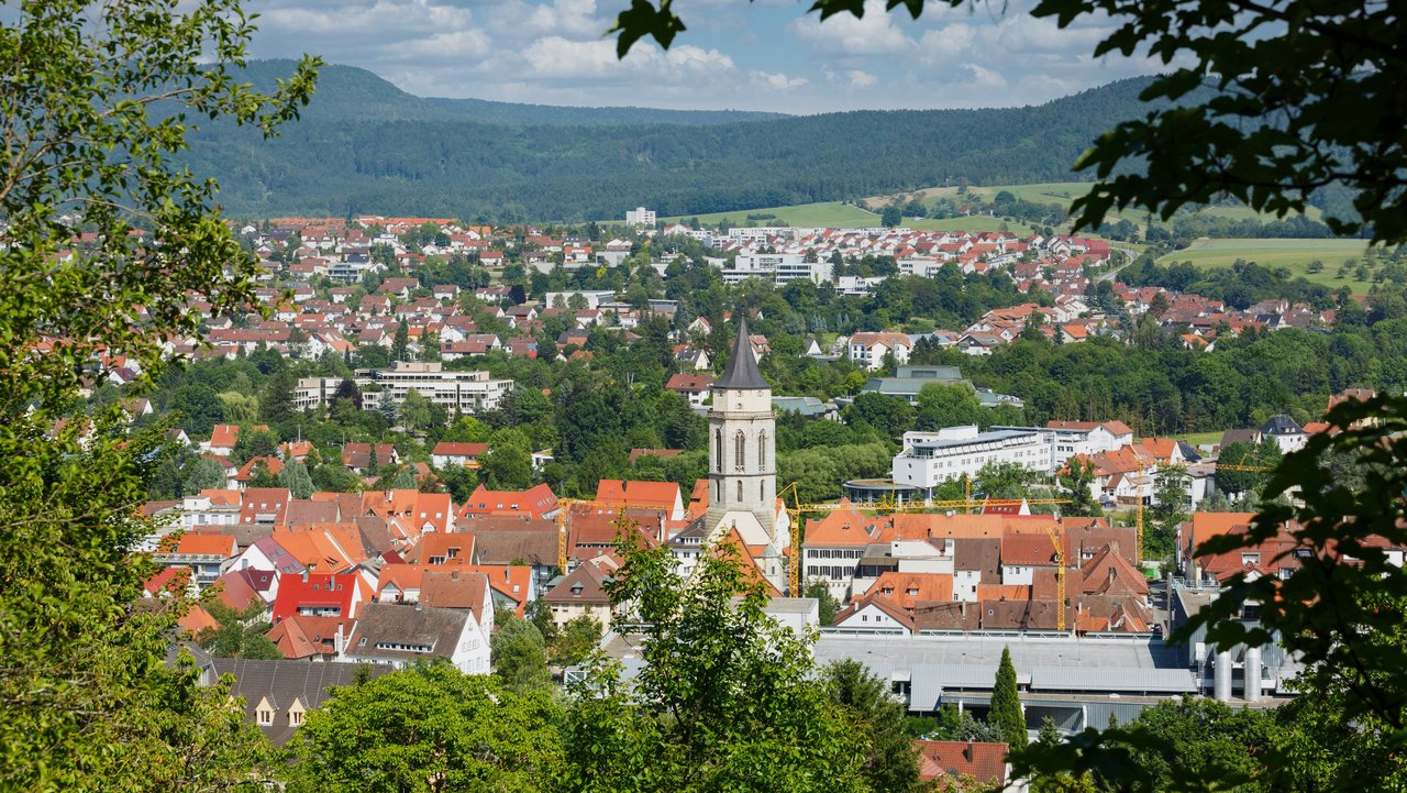 Kreisstadt Balingen im Zollernalbkreis auf der Schwäbischen Alb Kreisstadt Balingen im Zollernalbkreis auf der Schwäbischen Alb
