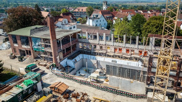 Gomaringen, Umbau Kindlersche Fabrik zum Behoerdenzentrum