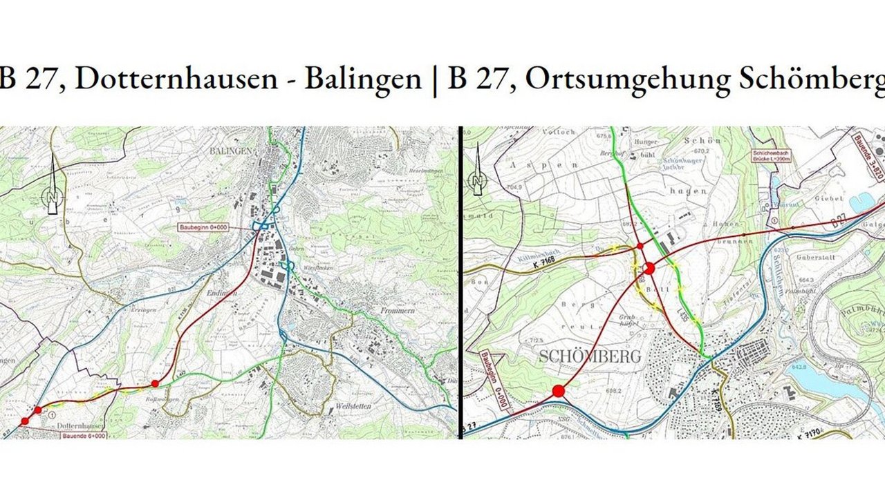 Das Foto zeigt einen Übersichtslageplan
