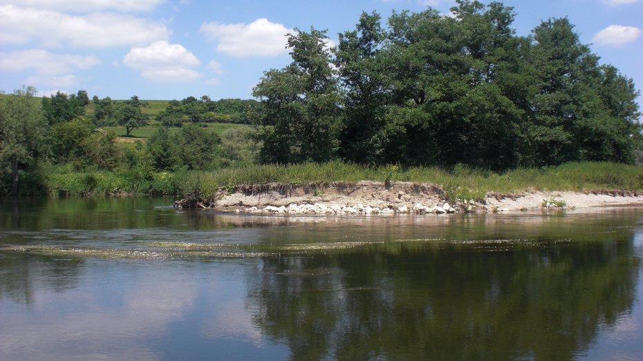 Uferabbruch Donau Uferabbruch Donau