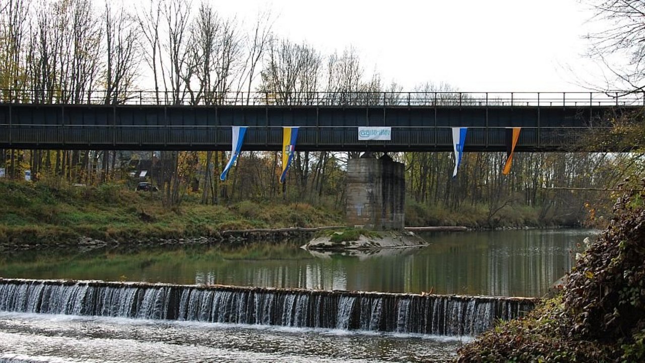 Brücke über der Iller