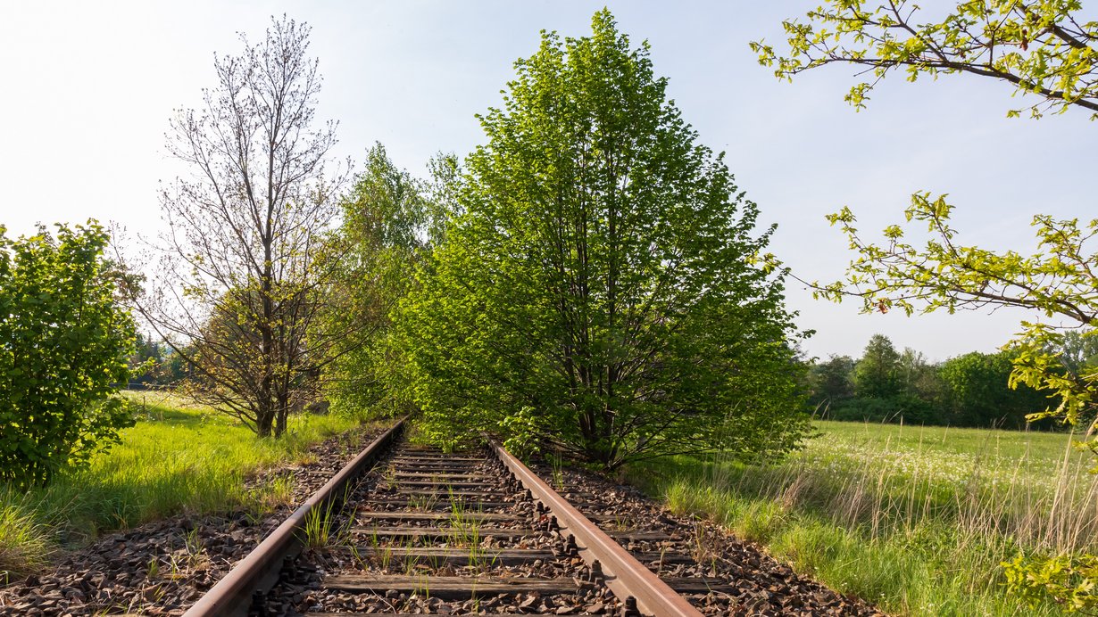 Symboldbild für eine stillgelegte Bahnstrecke