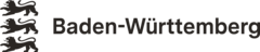 3 Löwen untereinander rechts daneben der Schriftzug Baden-Württemberg