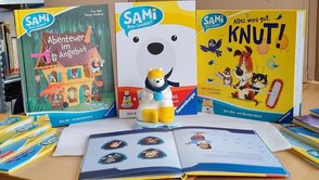 SAMi® Lesebär mit Büchern