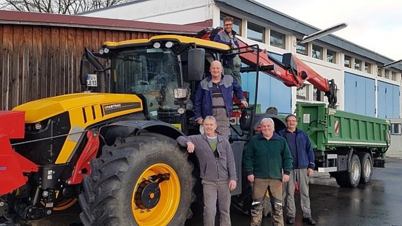 Erwin Magg, Matthias Bröhm, Holger Fähndrich (ganz oben), Martin Blank und Max Waggershauser (von links nach rechts)