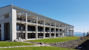 Saniertes Gebäude
