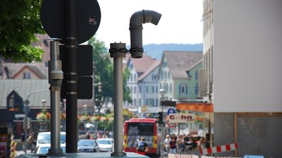 Luftreinhaltung Messstelle in Tübingen