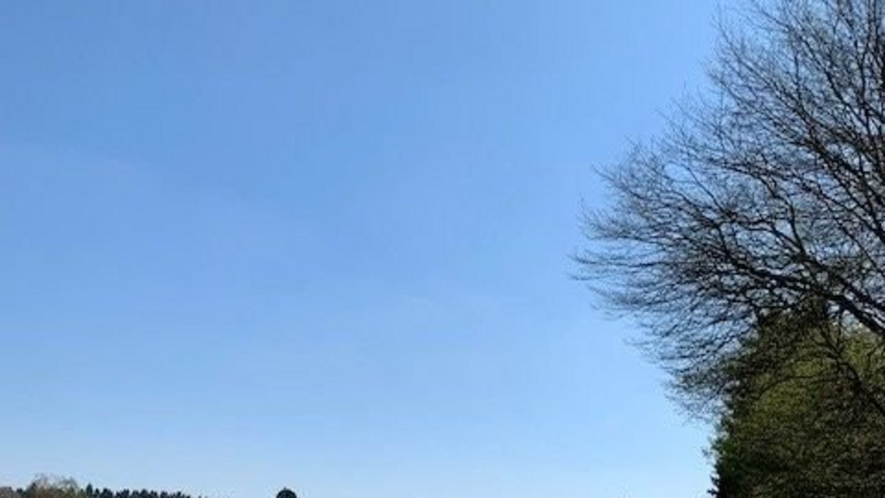 Blick auf die B 313 zwischen Engstingen und Trochtelfingen in Höhe Haid