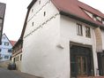 Stadtbücherei Münsingen Eingang in die Stadtbücherei in der Zehntscheuer / Bürgerhaus Münsingen