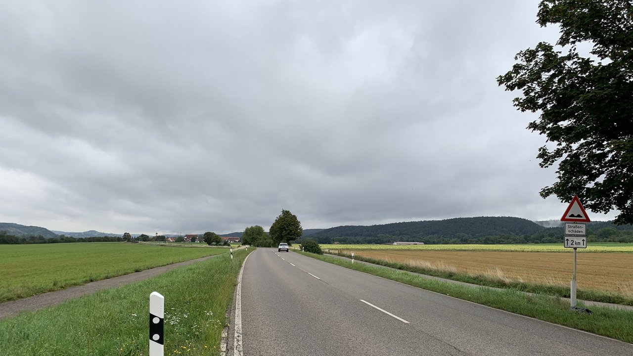 L 370 zwischen Rottenburg und Tübingen-Weilheim