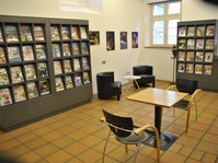 Zeitschriftenecke in der Stadtbücherei Bad Waldsee 